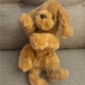 VINTAGE GUND 1985 18" MUTTSY DOG SUEDE PAWS SOFT PLUSH